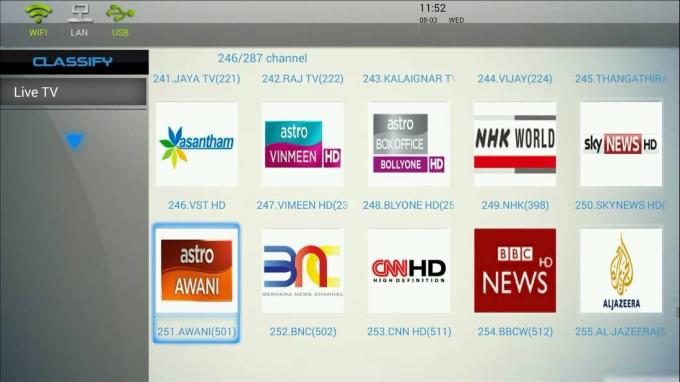 Slimme Huat 88 van de Kanalen Engelstalig Astro van Iptv Apk Tvb Heet de Sportprogramma