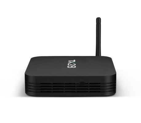 De Vierlingkern KODI van TX28 RK3328 met LEIDEN Android 7,1 TV-Doos wordt pre-geïnstalleerd die leverancier